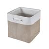 Storage Box 33 X 33 X 33 Compatible with Color Fabric Inner with for and Miscellaneous Cube Khaki Cm, Boxes, Box, Foldable, Handle, Clothes,