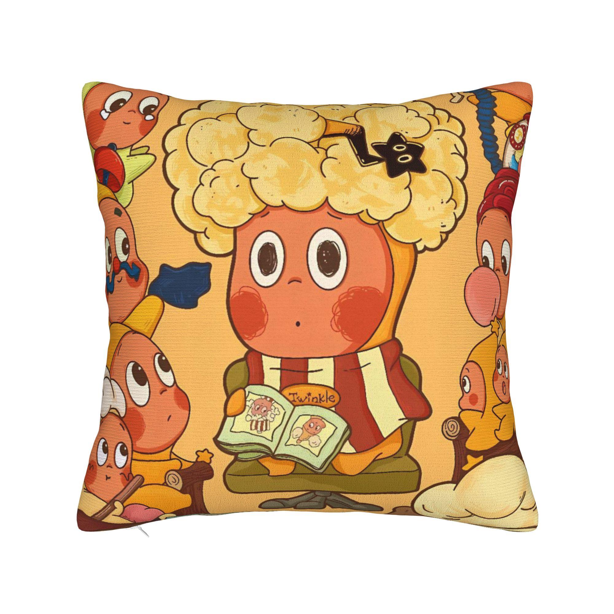 

Twinkle Twinkle Cartoon Star Man Pillow Cover Comfy Cushion Cover Cute Funny Pillow Case For Wedding Party Home Decor 20x20Inch