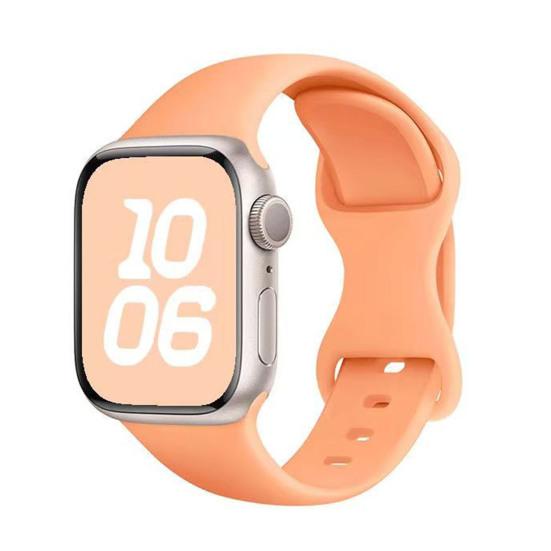Silicone Watch Band Waterproof Sweat-Proof Replacement Band Soft Solid Color Watch Strap for Apple Watch Series Ultra 2
