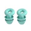 Soft Ear Plugs for Noise Reduction Waterproof Silicone Ear Plug for Sleeping Airplanes Noise Sensitivity Green