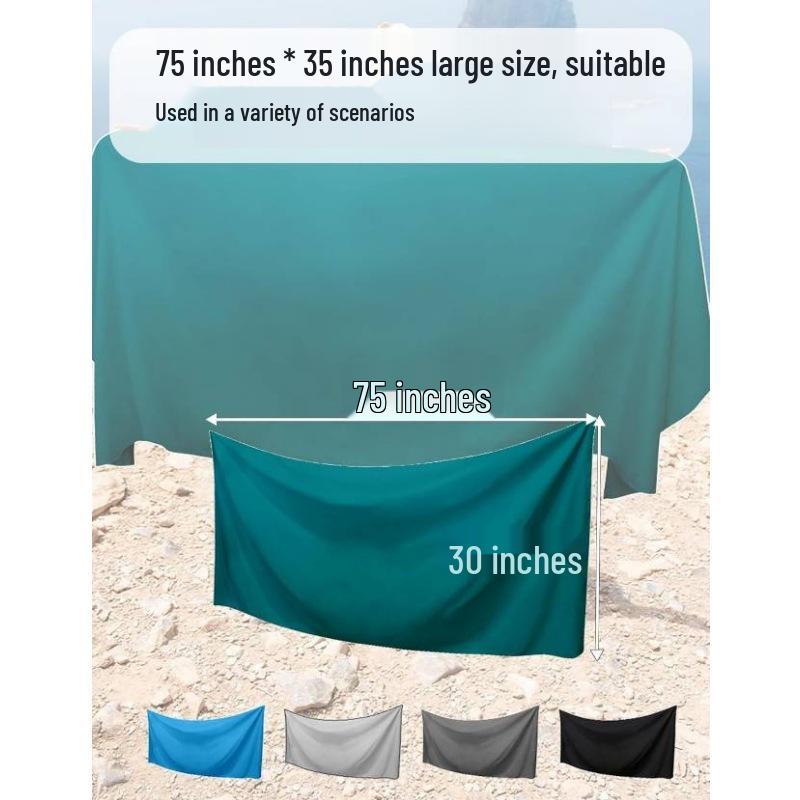 Quick-Dry Magnetic Suction Sports & Beach Towel for Changing