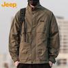 JEEP Men's Stand Collar Workwear Jacket