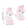 2 Set Unicorns Miniature Fairy For DIY Garden Dollhouse