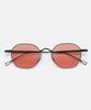 Maeteupeojeu M-14 Titanium Sunglasses Red Black