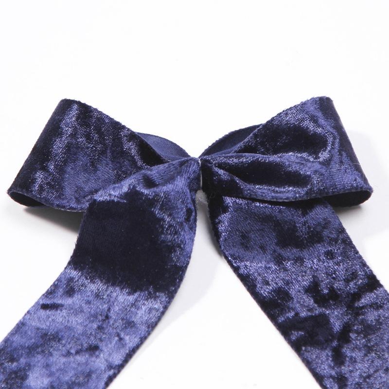 5yards 25MM 38MM Metallic Luster Velvet Stain Ribbon for Clothing Sewing DIY Hair Bows Hat Decor Craft Accessories Supply