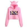 2023 Oshi No Ko Starry Child Cat Ear Anime Hoodie