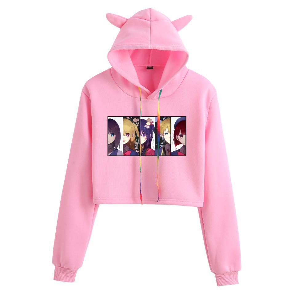 2023 Oshi No Ko Starry Child Cat Ear Anime Hoodie