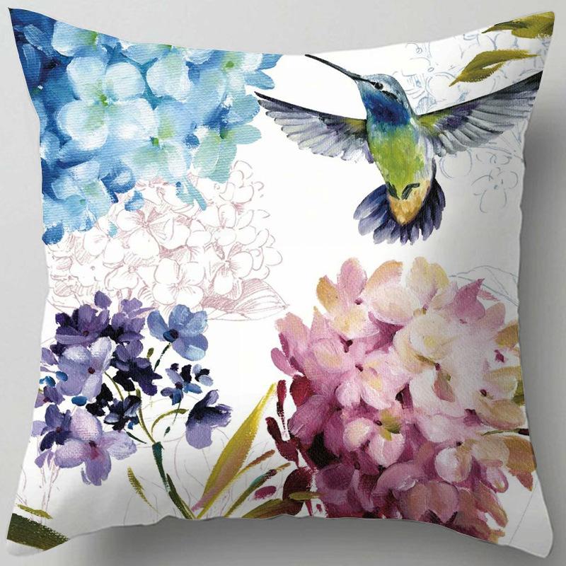 Home Decor Floral Patterns: Cherish Every Moment Pillow Covers Pattern Cushion Cover Suitable for Sofa Bedroom Car Pillow Cover