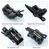 4-piston Disc Hydraulic Brake E-bike Folding Mountain Bike Bicycle Power Off Electric Scooter Caliper Handle Lever Accessories