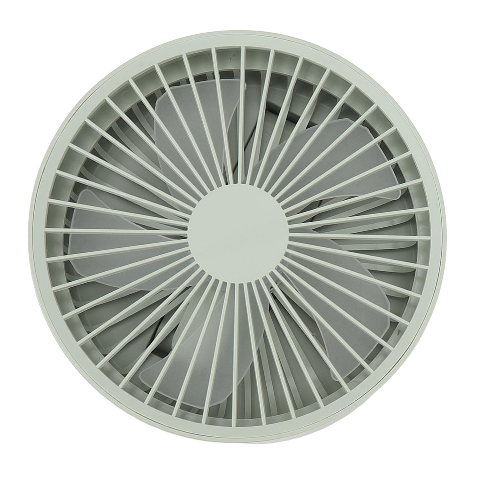 Foldable Desk Fan 3 Speeds Digital Display USB Rechargble Remote Control Oscillating Desktop Fan with Night Light for   and Home