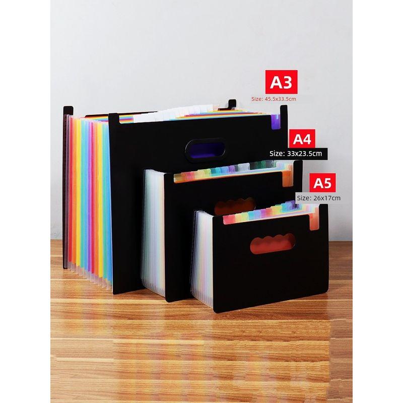 A3 File Holder Satchel Folder Vertical Student Art Works Favorites Poster 8K Manuscript Folder Large Capacity