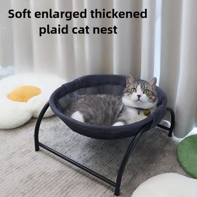 Pet Moisture-proof Breathable Bed Easy Washed Off Ground Four-season Cat Dog Arched Shelf Hammocks Beds Pet Furniture Products