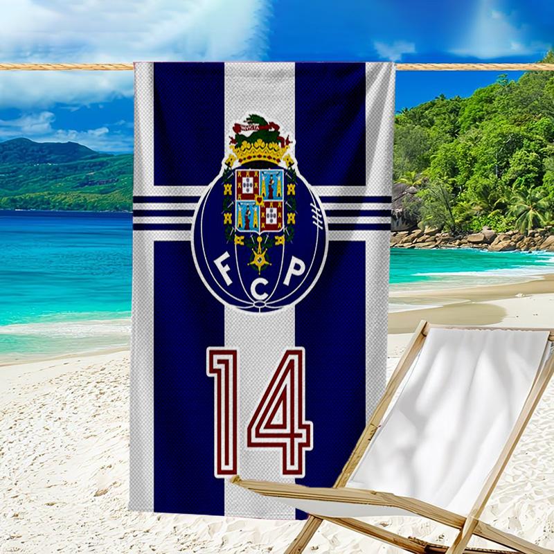 Fc Space Emblem Printed Beach Towel, Super Soft Microfiber, Perfect Gift Birthday, for Pool, Beach, Travel, for family and friends