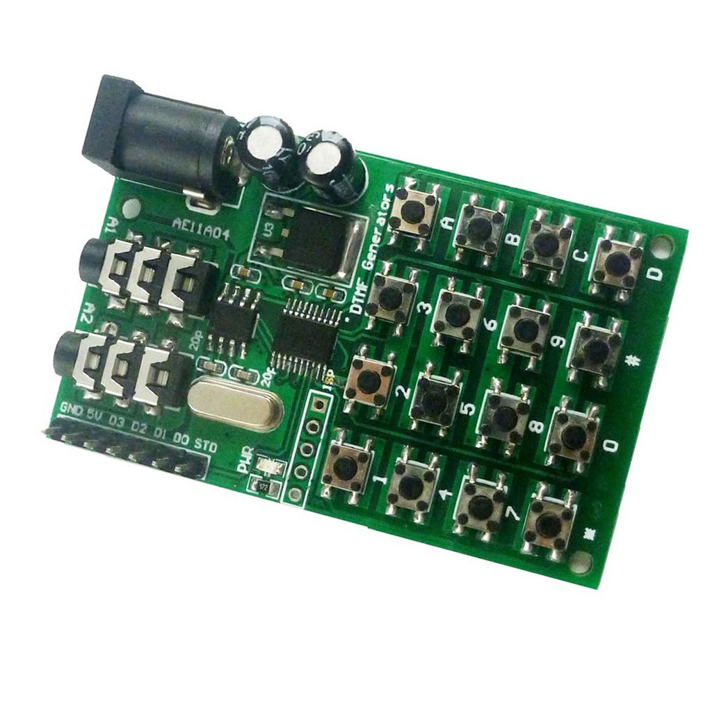 AE11A04 DTMF Voice Decoders Module Voice Input Interface with LED Indicator For MT8870/CE004/CE005/CE023/AD22B04