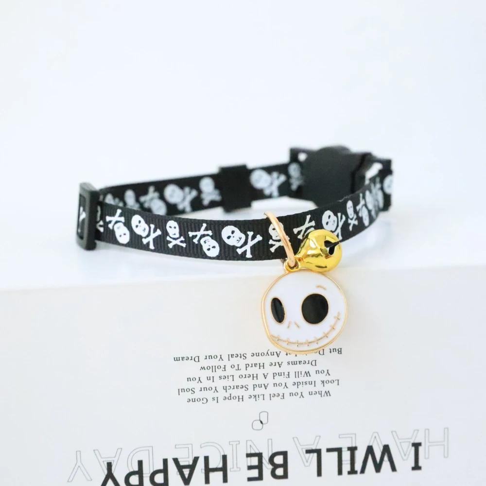 Halloween Cat Collars Adjustable Pet Collar Dog Necklace Kitten Puppy Pendant Pet Products Cat Accessories Halloween Decoration