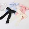 Long Ribbon Bowknot Barrettes Bow Hair Clip Girls Hair Clips Hair Shaping Tool
