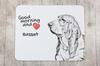 Basset Hound - Mouse Pad with Print, Personalized Dog-themed Mouse Pad, Unique Gadget for an Office Worker by Art-Dog Brand