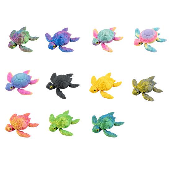 3D Printed Turtle Figurine Movable Joints Turtle Figure Articulated Sea