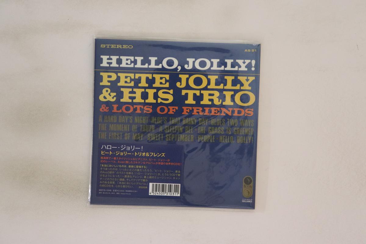 

CD PETE JOLLY - Hello, Jolly! MZCS1248 MUZAK, INC. 2012 Japan Jazz Used
