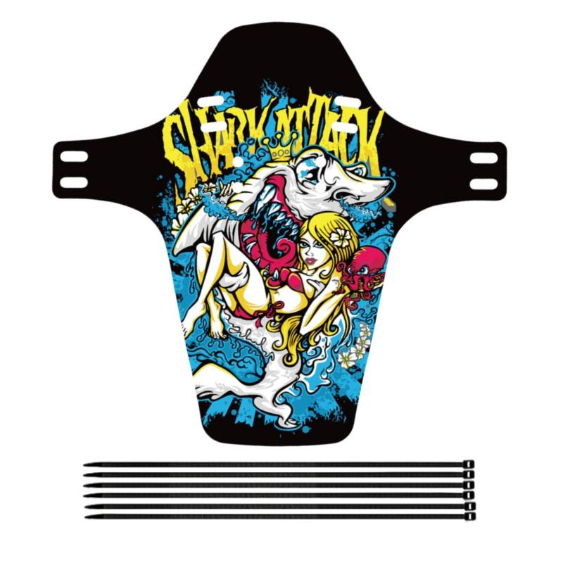 CNC Bike Part Mudguard MTB Road Folding Cycling Fender For Front Rear Wheels, Mud Guard Wing 1pcs BicycleAccessoriesBike Part