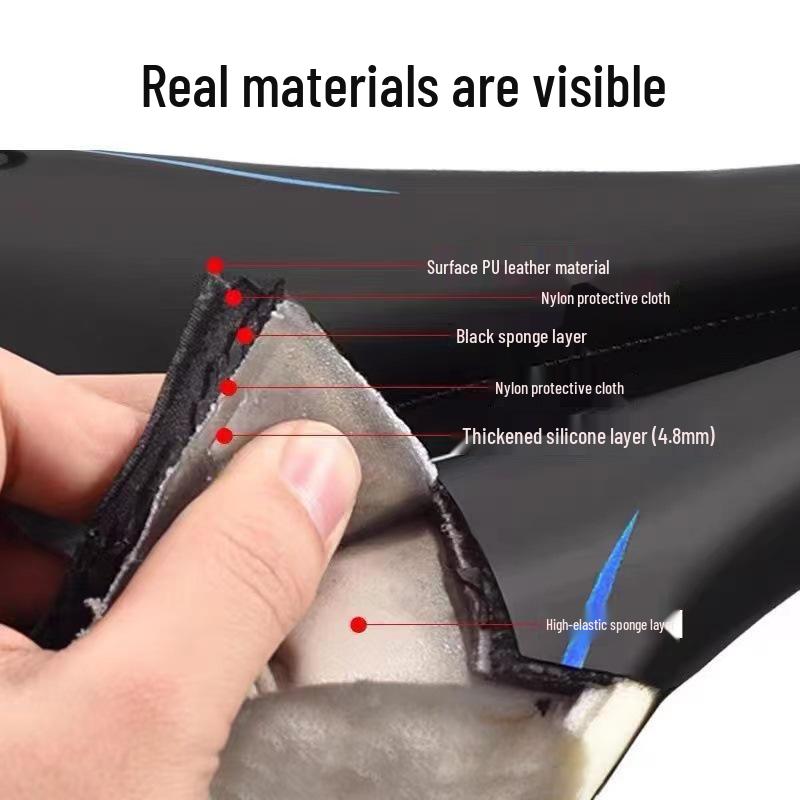 GEL Silicone Shock-Absorbing Soft Bicycle Seat Cushion for Mountain and Road Bikes