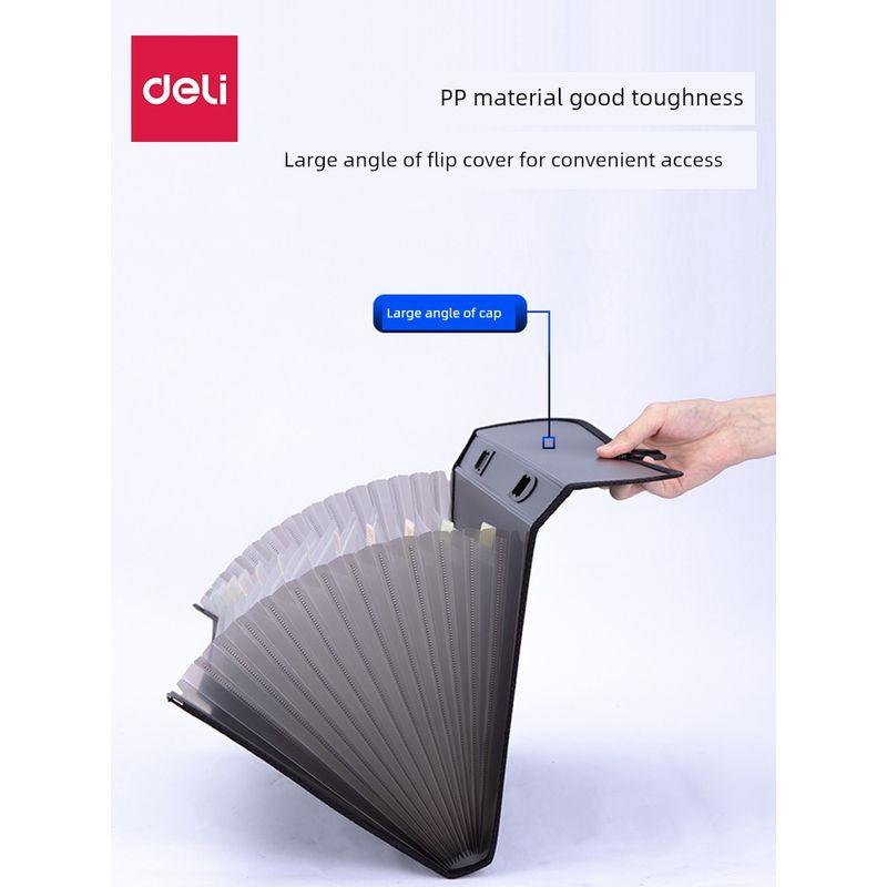 Deli 13-Grid Bill Test Paper Classification Business File Holder