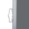 Retractable Side Awning Anthracite Grey 120 X 1000 Cm
