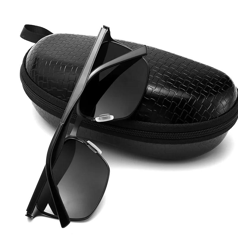 Klassisk Design Solglasögon Herr Dam Körning Fyrkantig Ram Mode Solglasögon Manlig Goggles Eil Homme
