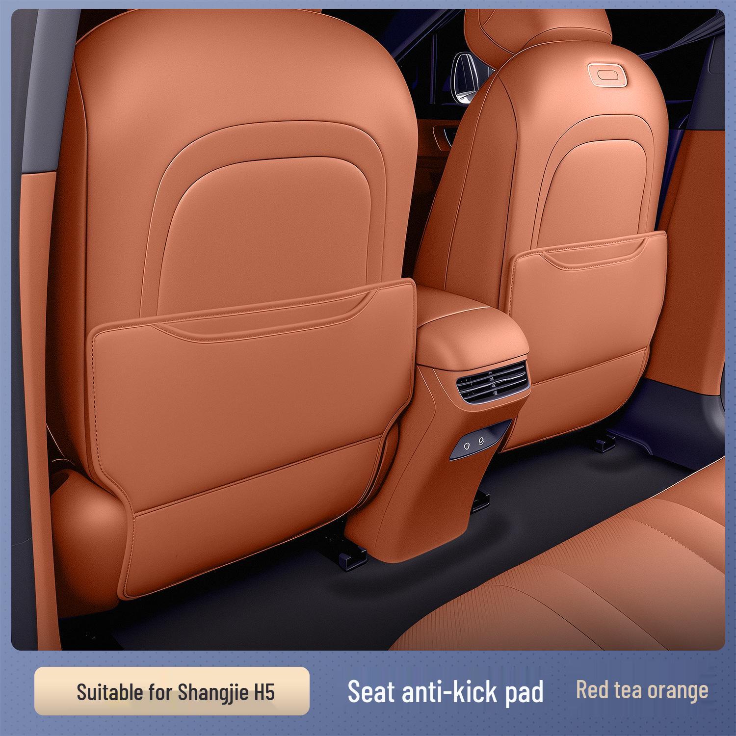 

Shangjie H5 Rear Seat Kick Mats - Custom Car Backseat Protectors