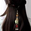 Tassel Hanfu Tassel Headwear Hair Band Weave Hair Rope Retro Chinese Style Rubber Band  Hair Band