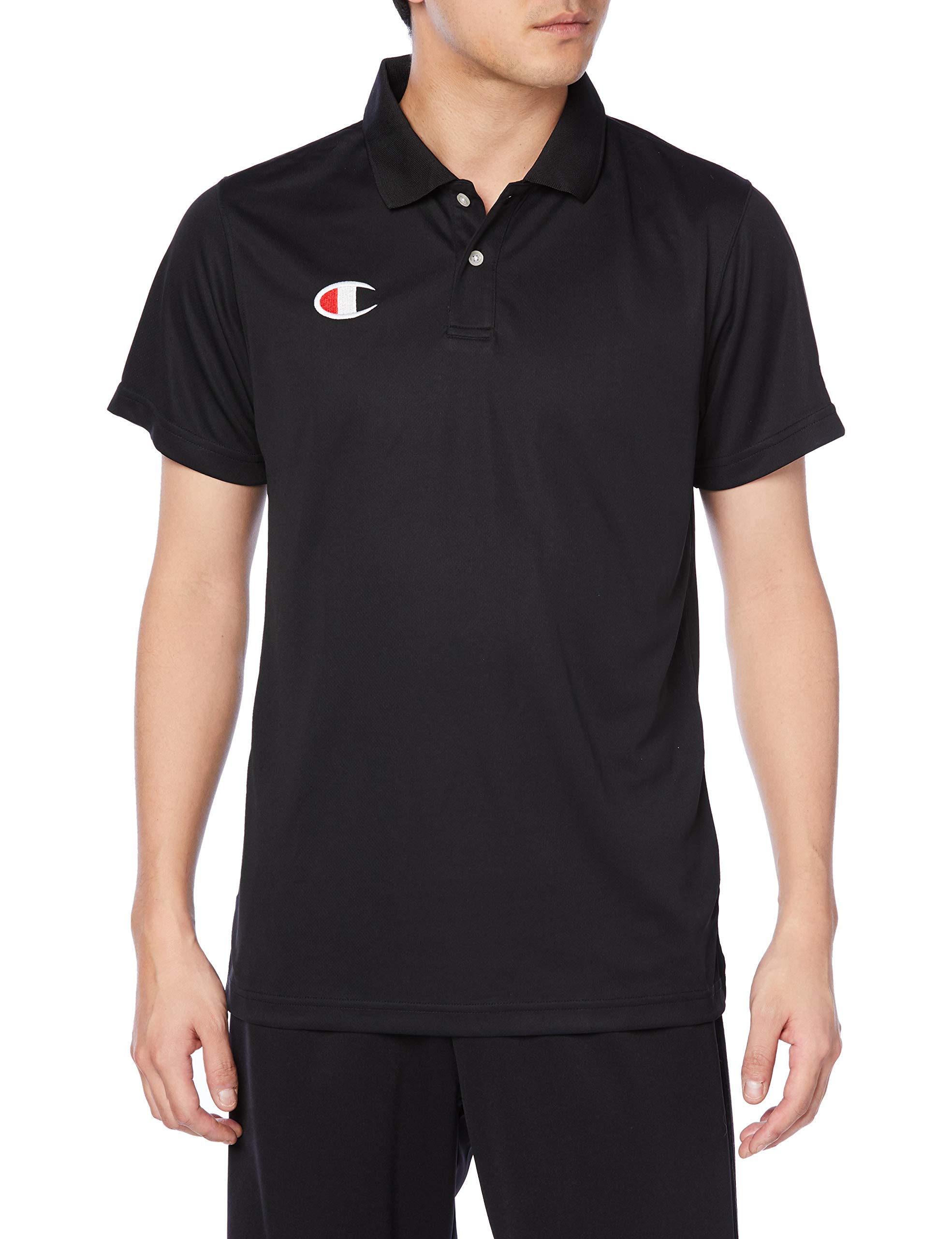 

Champion Polo Shirt Size M Men s C3-PS391, Black, (Japan Size) чёрный