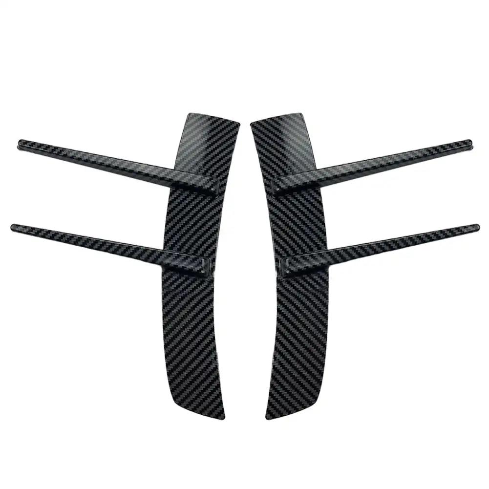 2Pcs Car Front Bumpers Lip for Benz A-Class A180 A200 A220 Air Vent Trim Spoiler Canards Splitter Car Styling Accessory