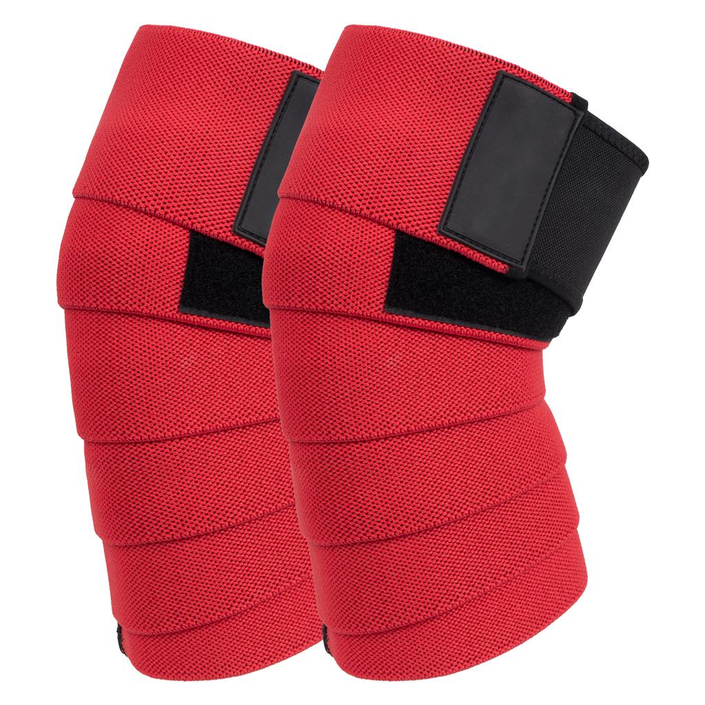 Knee Wraps for Squatting Knee Strap Bands for Crossfit Training Powerlifting Knee Support Deadlift Wraps Weightlifting