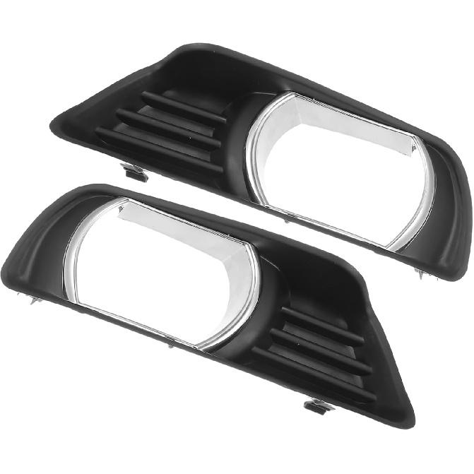 

Motoforti Left Right Side Fog Light Grille Cover Trim NO.5212706040/5212806040 for Toyota Camry 2007 2008 2009 Black 1 Pair Long-lasting
