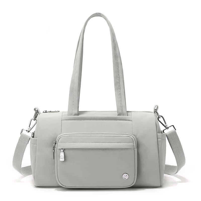 Solid Color Large Capacity Shoulder Bag Women's Tote Bag