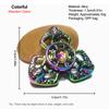 1pc Personalized Hollowed-Out Edc Fidget Spinner - Exquisite Metal Stress Relief Toy For Focus Improvement And Anxiety Relief -