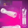 5Pcs Reusable Condoms Male Penis Extension Sleeves Sperm Lock Cock Ring Dildo Cover Adult Sex Toys For Men Delay Ejaculation