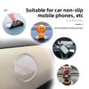 Round Car Dashboard Ornaments Fixed Stable Sticky Non-slip Highly Adhesive Pad Anti-Slip Auto Accessories