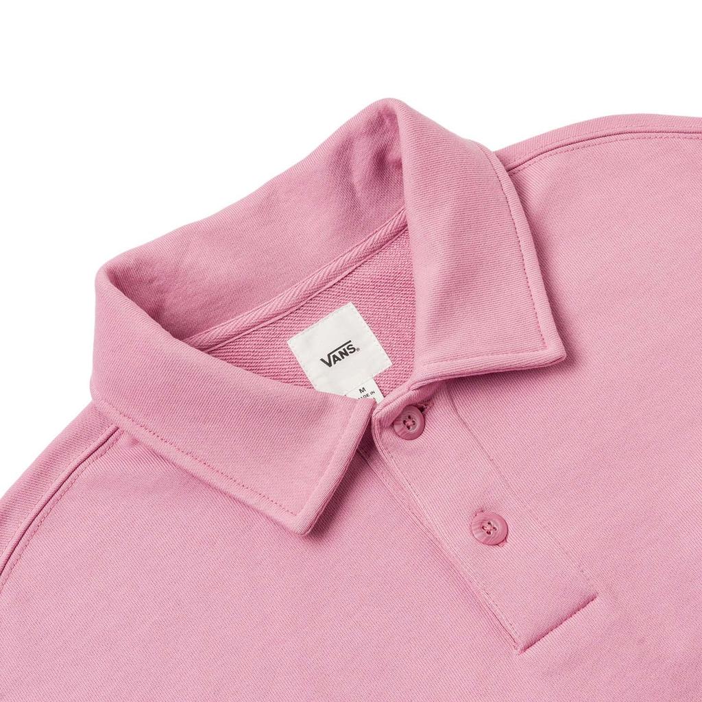 Vans Pullover FW24 Asian Art Alliance Collection Logo Fashion Collar Long Sleeve Sweatshirt Women Sweatshirt Dusty-Pink VN000KDTC3S