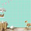 Mint fabric pattern wallpaper, subtle detail for living room and bedroom 50x1000