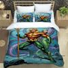 The *Aquaman* fantasy movie duvet cover and pillowcase bedding set is the perfect choice for decorating boys' and girls' bedroom