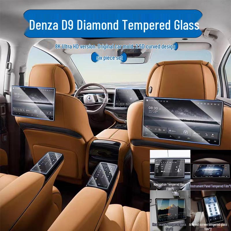 Denza D9 2024 Navigation & Dashboard HD Tempered Protective Film