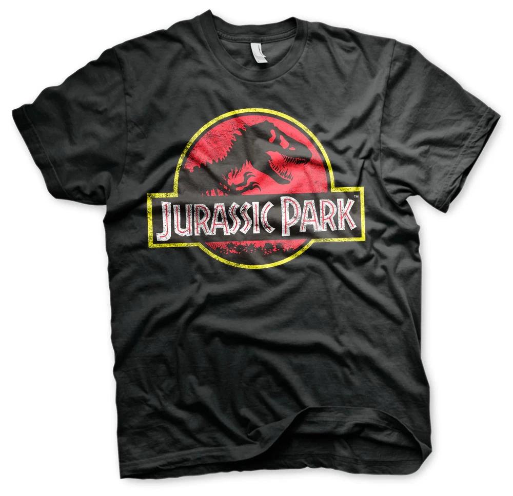 Jurassic Park Distressed Logo TShirt M