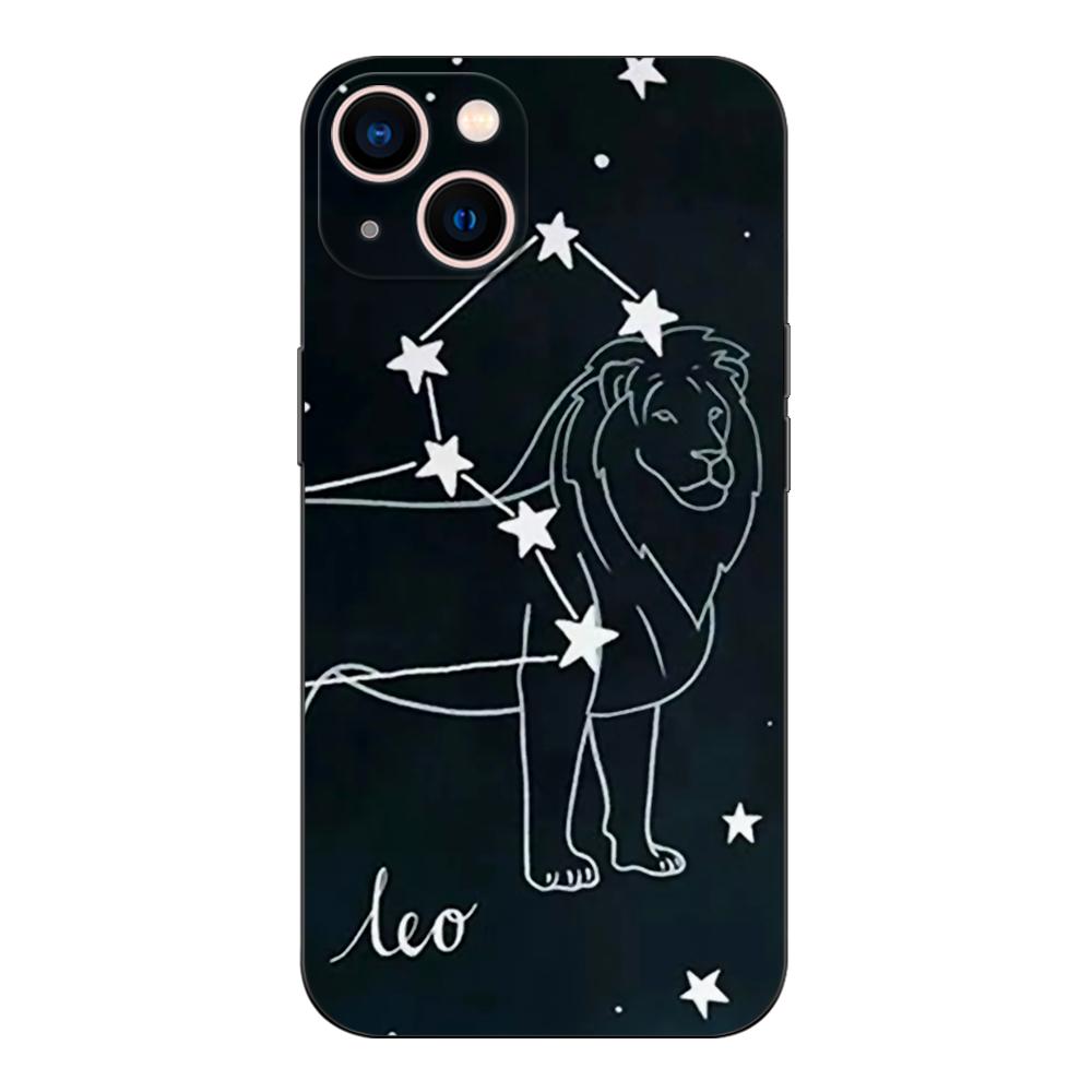 Black Tpu Case For Samsung Galaxy M53 M13 M62 A12 A22 A22S A32 A42 A52 A52S A72 4g 5g A20S Zodiac Sign