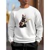 Crew Neck Sweatshirt, Versatile & Cozy, Ideal for Multi-Scene Outings