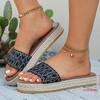 Fashion Weave Mesh Slippers for Women Summer Platform Shoes 2025 New Casual Slingback Sandals Designer Fashion Flip Flops Beach Slides