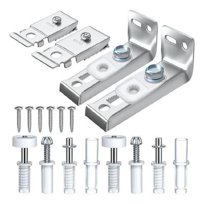 2er-Set Reparaturkits für Schranktürbeschläge Obere & untere Drehpunkte, Halterung & Führungslaufrollen