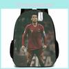 Cr7 Cartoon School Backpack Oxford Fabric Breathable Lightweight For Elementary Students Classroom