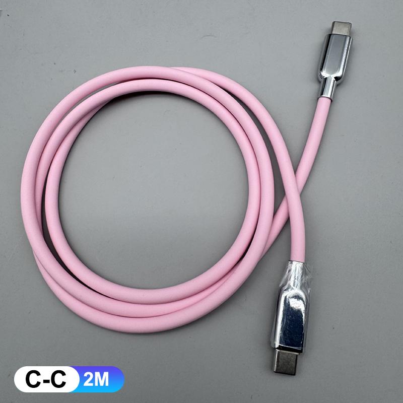 240W Pd3.1 Liquid Silicone Usb C Type-C Fast Charging Cable 15 16 17 S23 S24 S25