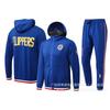 Maglia da allenamento da basket a maniche lunghe con cappuccio squadra NBA uomo Lakers Cavaliers Celtics Jazz Bulls Spurs Warriors